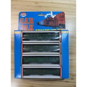 Vtg N Scale Model Power 4-Car Pak Crescent Limited Pullman Presidents Names Box